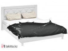 Двуспальная кровать с мягкой вставкой  Амели